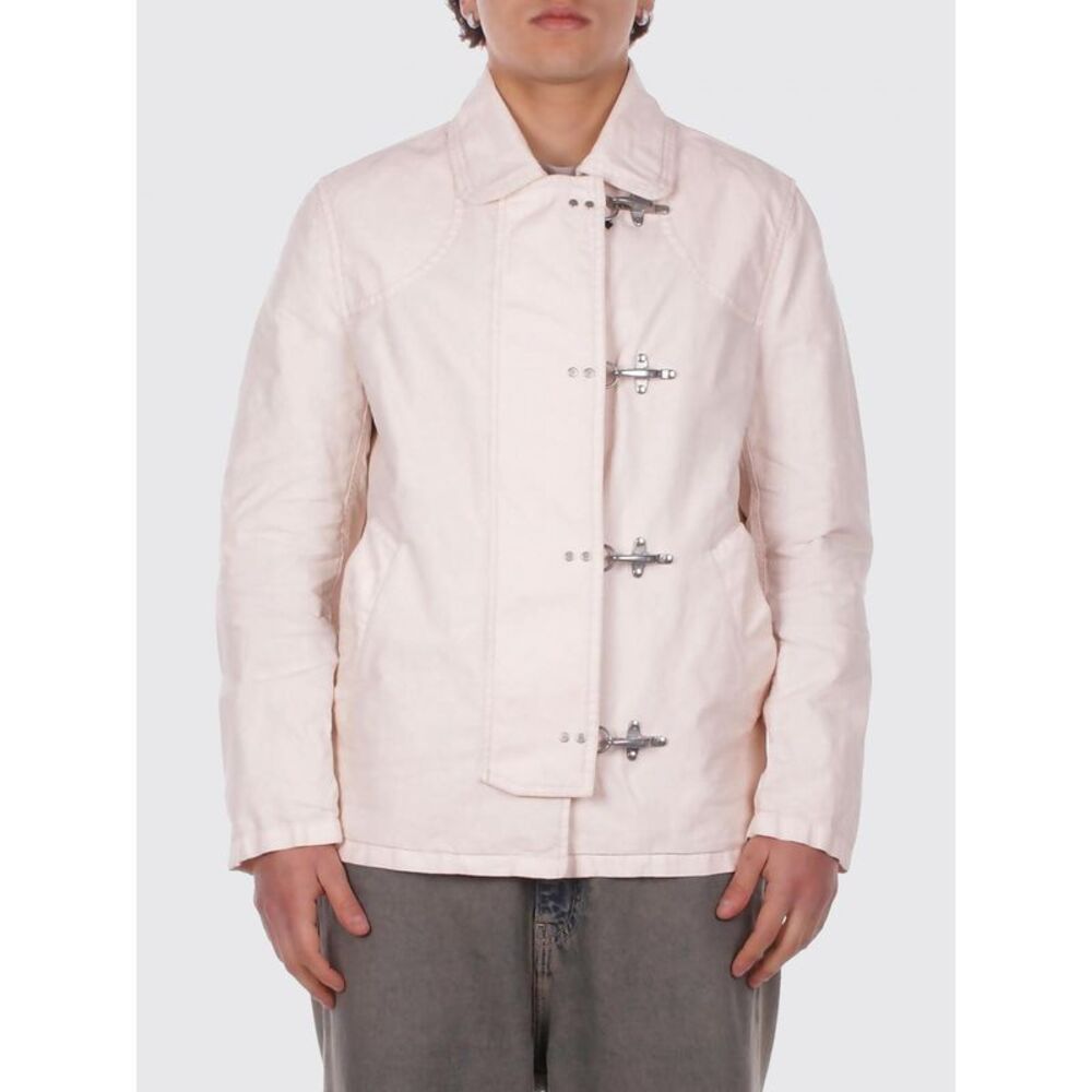 Fay Men 4 Ganci Jacket In Linen Canvas Fay